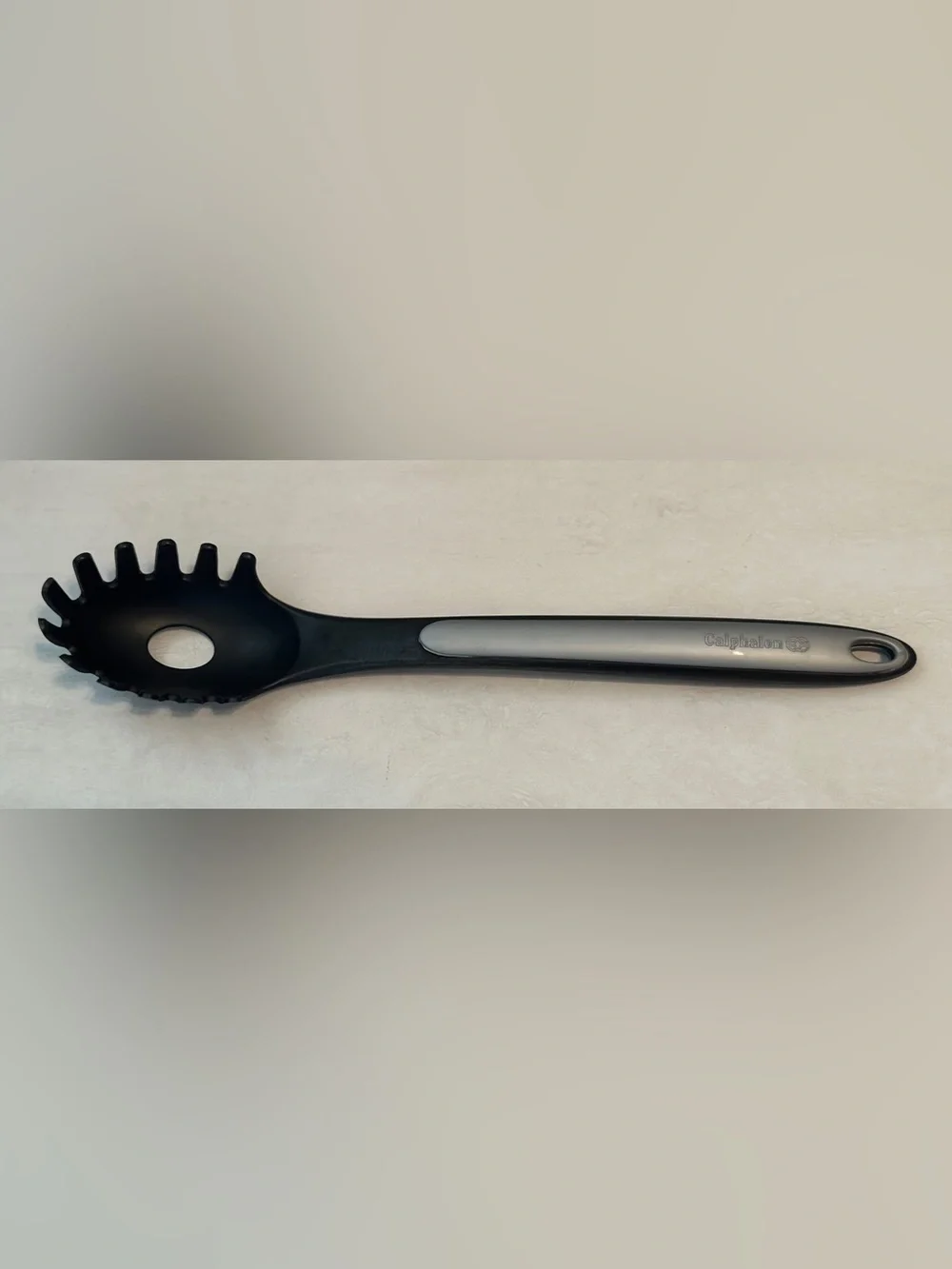 CALPHALON Black & Gray Nylon Pasta Spaghetti Serving Cooking Utensil